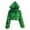 Green, variant on Women's Soft Hooded Jacket Cozy Winter Warmth Long Sleeve Outerwear For Everyday Comfort