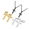 thumbnail image 1 of Elegant 6Set Stainless Steel Pendant Shiny Cross Necklace Fashion Jewelry For Souvenir And Gif, 1 of 2