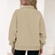 thumbnail image 4 of HongQid Women's Half Zip Sweatshirts Fleece Stand Collar Long Sleeve Oversized Pullovers with Pockets, 4 of 5