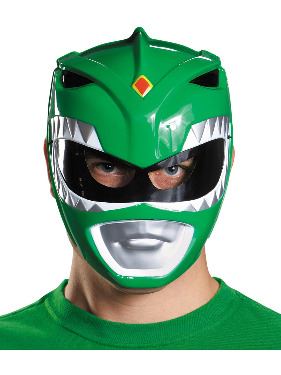 Brand New Mighty Morphin Power Rangers Green Ranger Adult Helmet 