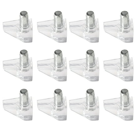 

40 PCS Heavy Duty Bracket-Style Shelf Support Shelf Pegs (Transparent White)