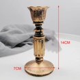 thumbnail image 2 of fastboy Rustic Shabby Chic Pillar Candle Holder Candlestick for Church 7x7x14cm, 2 of 9