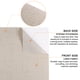 thumbnail image 4 of Parche de reparación de tela Uxcell 7.8"x11.8" parche autoadhesivo de lino fino para sofá, ropa, cojín, almohada, beige, 4 of 6