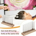 thumbnail image 2 of Tuning Fork Holder, Wooden Tuning Fork Holder, Tuning Fork Storage, Tuning Fork Wall Rack can Accommodate Up to 20 Tuning Fork Stands at the Same Time, 2 of 7