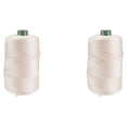 thumbnail image 2 of Ounissouiy Hilo De Ganchillo Hipoalergénico Transpirable No Tóxico Y Agradable Para La Piel Para Hacer Sombreros Y Bolsos 25 Beige 25 beis 2Conjunto, 2 of 6