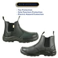 thumbnail image 3 of vangelo ASTM and CSA Approved Steel Toe Men Safety Boot ETHAN-1 Puncture and Toe Protection Non-Slip Black Size 11W, 3 of 5