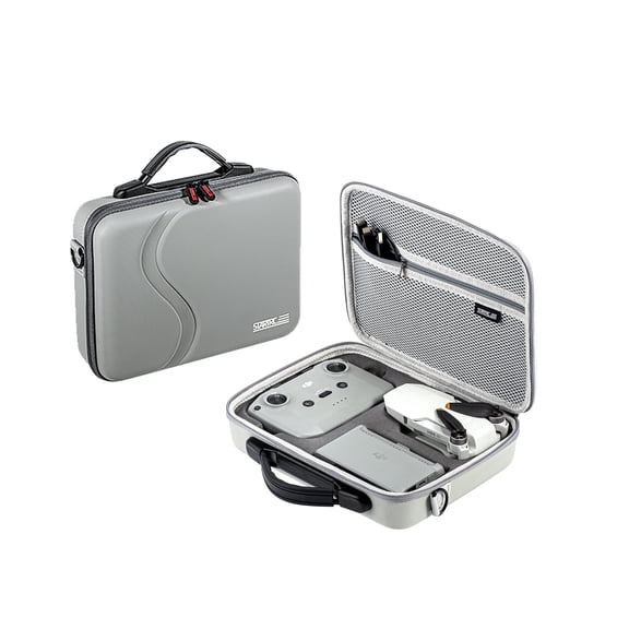 STARTRC PHOTO Carrying Case for DJI Mini 4K and Mini 2 SE, Portable PU Travel Bag for Fly More Combo, RC-N1 Controller and Batteries