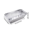 thumbnail image 3 of SDNall Disposable Commercial Commercial Tin Box Grilled Fish Aluminum Foil Box Packing, 3 of 9