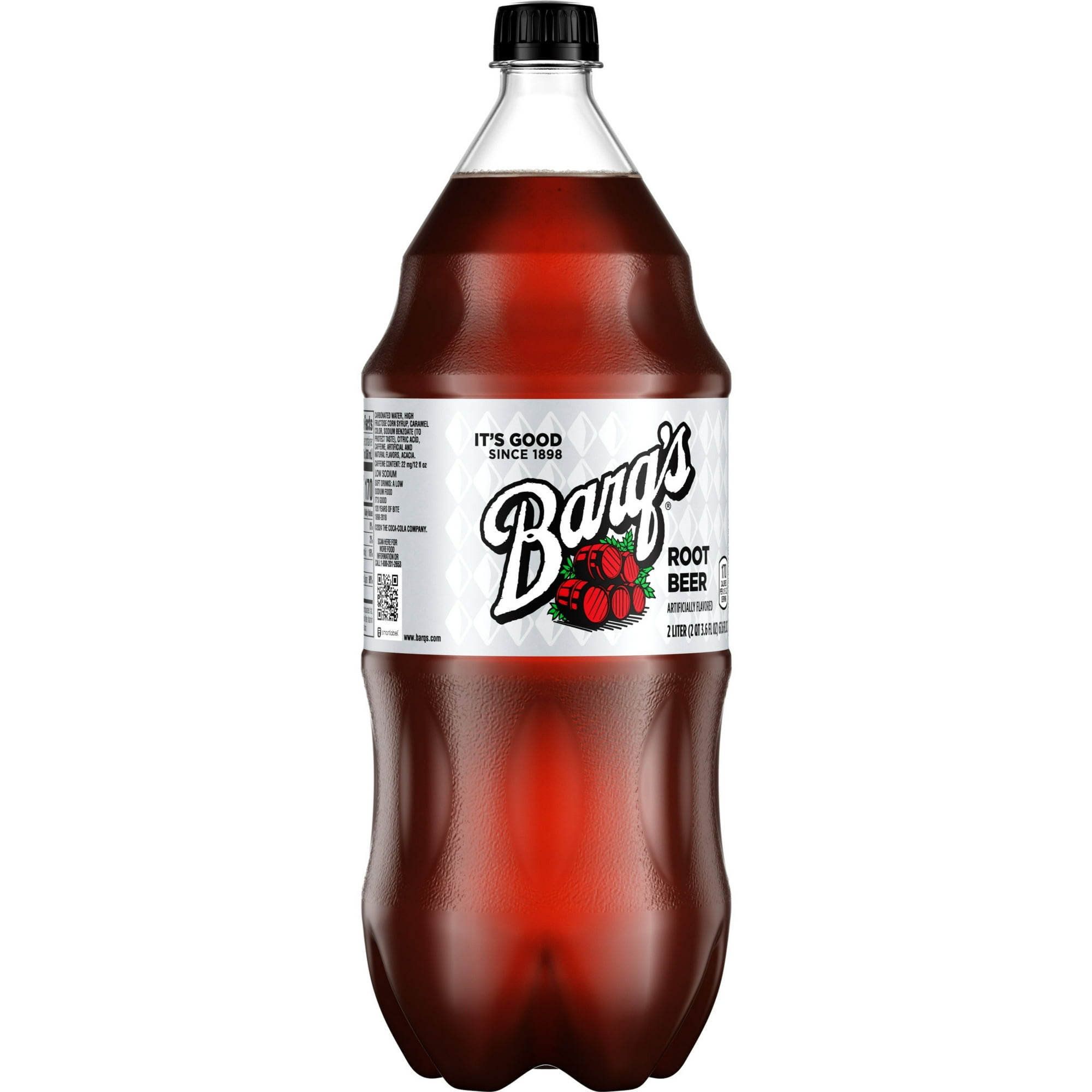 Barq's Root Beer Soda Pop, 2 Liter Bottle (Pack of 4)