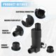 thumbnail image 3 of Coche Parabrisas Lava Motor Bomba para Ford Focus - 2 uds Negro, 3 of 6