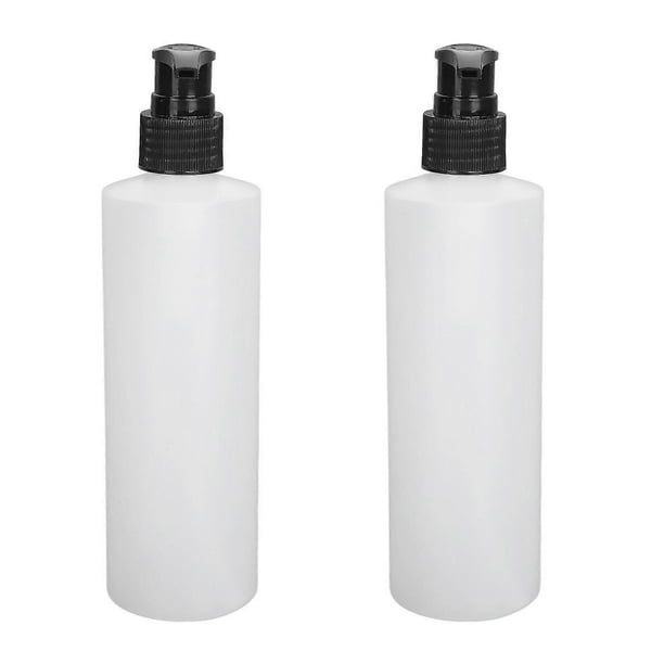 Refillable Pump Dispenser Bottles 250ml for Massage Oil Heater, Creams, Shampoos - 2 Pack