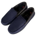 thumbnail image 3 of Hanes Men's Moccasin Slipper House Shoe With Indoor Outdoor Memory Foam Sole Fresh Iq Odor Protection, 3 of 3