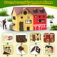 thumbnail image 3 of Set de juguetes Farm Animal Barn con remolque de tractor para niños de 3 a 7 años, 3 of 7