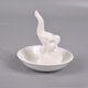 thumbnail image 5 of Plato de cerámica para joyería, elefante blanco, plato de cerámica estéreo blanco para joyería, plato decorativo, bandeja para anillos, adornos, 5 of 5