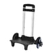 thumbnail image 2 of Carrito de compras con , carrito de mano, carrito de almacenamiento portátil, carrito de supermercado plegable, carrito de mano para equipaje, Negro, 2 of 9