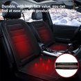 thumbnail image 3 of Scienceny Cojín de calefacción para asiento de coche, almohadilla Universal para calentar el cuerpo, cubierta térmica para invierno, accesorio para Ventana automotriz Marrón/Asiento trasero Scienceny VI017589-05, 3 of 6