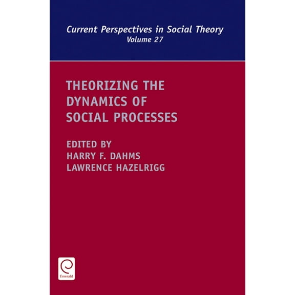 Current Perspectives in Social Theory Theorizing the Dynamics of Social Processes, Book 27, (Hardcover)
