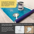 thumbnail image 4 of Dura-Gold Floor Protection Film, 36-inch x 200' Roll - Blue Self Adhesive Temporary Floor Covering, Protect Flooring from Foot Traffic, Paint Spills, Dust, Construction Debris, Moving - Hardwood, Tile, 4 of 5