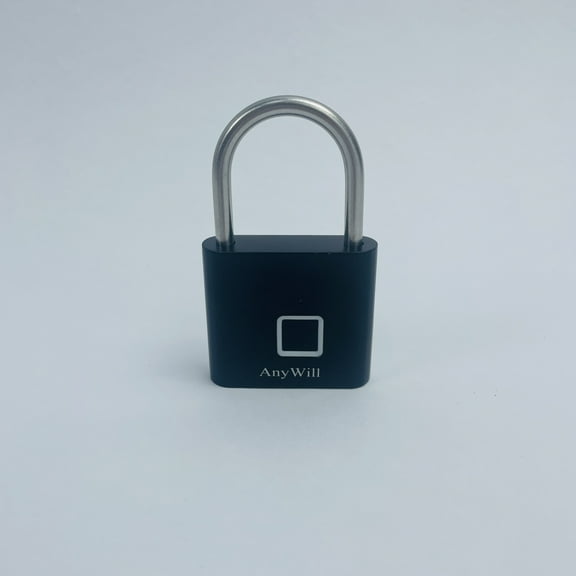 AnyWill Electronic Padlocks Fingerprint Padlock Keyless Biometric Gate Locks for Outdoor Fence Storage Gym