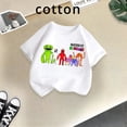 thumbnail image 2 of Ropa de verano para niños, camiseta deportiva informal de algodón con dibujos animados, camiseta cómoda de manga corta de algodón para niños y niñas, 2 of 5