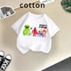 thumbnail image 2 of Ropa de verano para niños, camiseta deportiva informal de algodón con dibujos animados, camiseta cómoda de manga corta de algodón para niños y niñas, 2 of 5