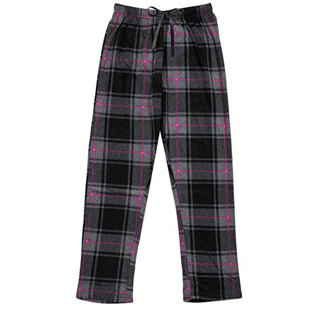 North 15 - North 15 Women's Super Cozy Plaid Minky Fleece Pajama Bottom ...