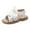 Z1-Beige, variant on Quealent Girls Sandals Open Toe Cute Flats Dress Sandals Cross Strappy Summer Shoes Toddler/Little Kid/Big Kid Brown for 9