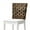 Vintage Leopard, variant on Xoenoiee Sunflower Wood Print Cover for Chair Back Dining Chair Covers Soft Stretchable High Back Aesthetic Cover Washable Dining Room 20 x 19 Inch, 1 Pack