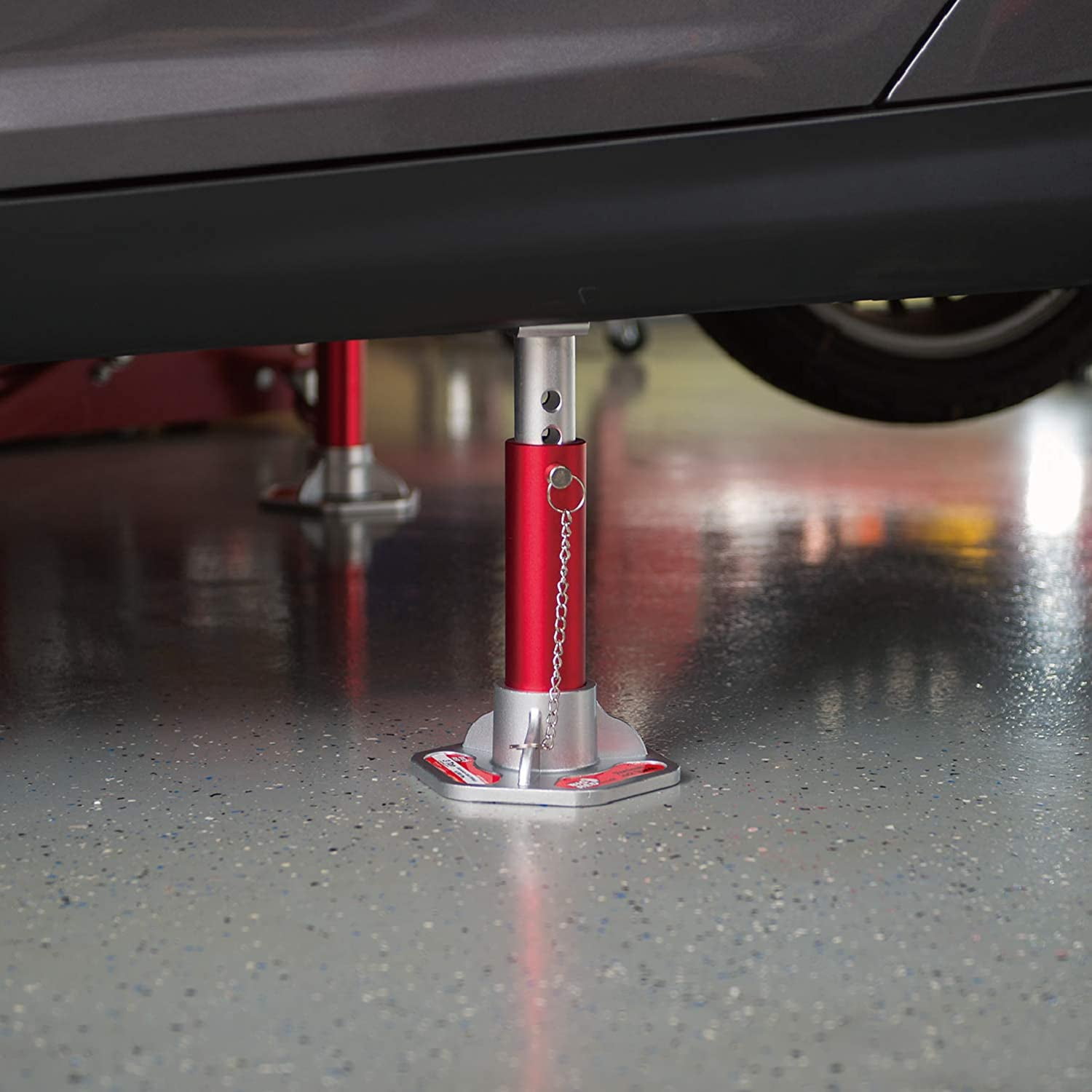Torin BIG RED 3 Ton Aluminum 1 Pair Jack Stands,DMT43004