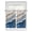 Blue, variant on Tier Curtains 45 Inches Long, Blue Ombre Window Treatment Curtain Drapes, Modern Wave Abstract Art Small Curtain Drapes for Bathroom Laundry Room, 27.5"x45", 2 Panels