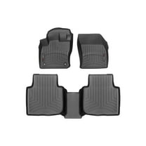 WeatherTech Custom Fit FloorLiners compatible with 2020-2024 VW Tiguan - 1st & 2nd Row, Black