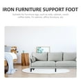 thumbnail image 5 of KAKOWELY 4pcs Metal Furniture Support Feet Dresser Legs Furniture Legs Triangle Table Legs,4.13"X4.13"X4.13", 5 of 5