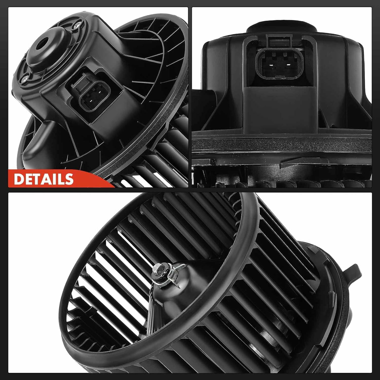 A-Premium Heater Blower Motor with Fan Cage Replacement for Cadillac Escalade 2010-2014 Chevrolet Silverado 1500 2500 3500 Tahoe GMC Yukon Sierra 2500 HD 3500 HD with Automatic Temperature Control