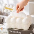 thumbnail image 3 of Waterproof Tissue Case Cotton Candys Tissue Dispenser Box Practical Paper Towel Holder Household Napkin Organizer Box, 3 of 8
