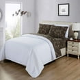 thumbnail image 2 of Plush Micro Fleece Bed Sheet Set, Extra Warm Polar Fleece 3 Pcs Winter Bed Sheets with Deep Pocket, Leopard, Twin, 2 of 7