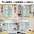 thumbnail image 5 of Teal Red Coastal Jellyfish Kitchen Curtains Window Panels, Summer Nautical Beach Coral Starfish Insulated Window Treatment Curtain, Grommet Curtains for Bedroom/Living Room, 2 Piece 52"Wx72"L, 5 of 8