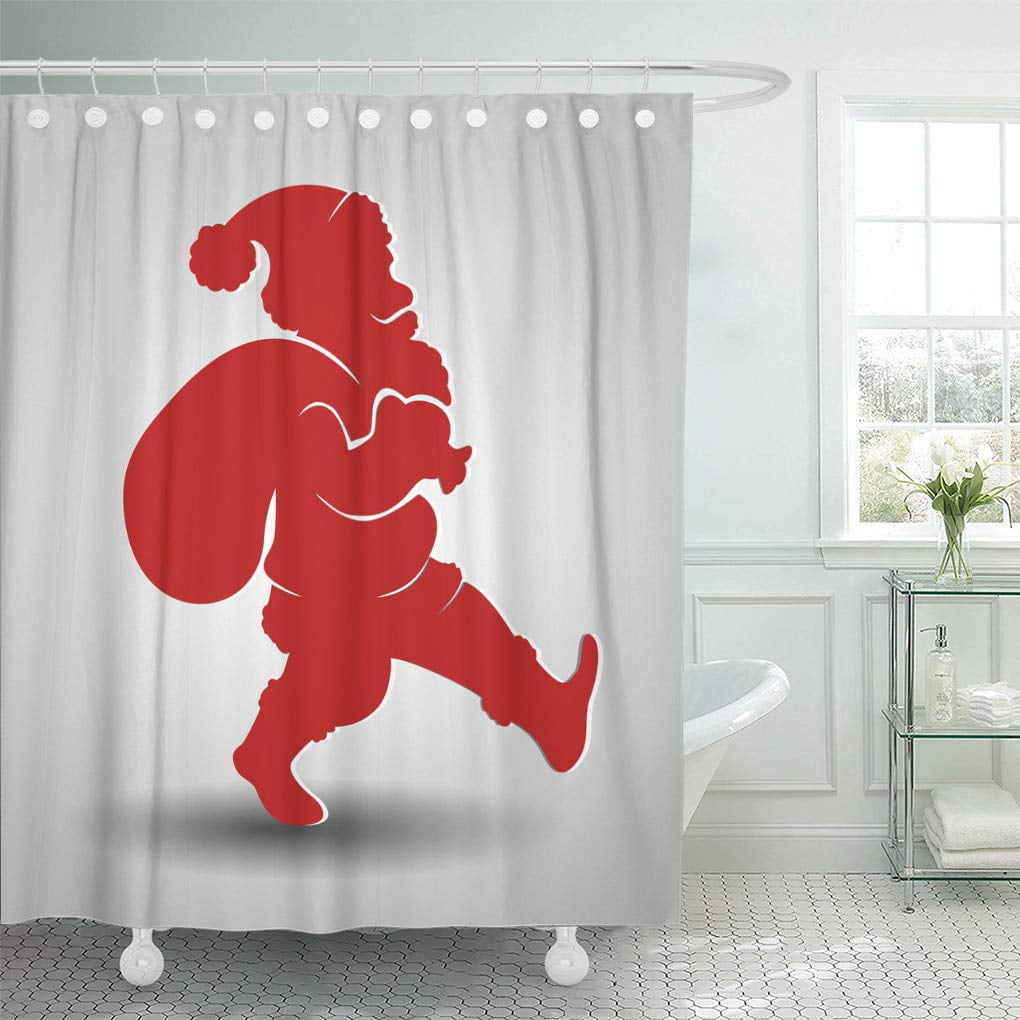 Suttom Red Walking Silhouette Of Santa Claus Cartoon Christmas Shower Curtain 66x72 Inch Walmartcom Walmartcom Suttom Red Walking Silhouette Of Santa Claus Cartoon Christmas Shower Curtain 66x72 Inch Walmartcom Walmartcom