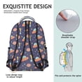 thumbnail image 4 of Space Cosmos Galaxy Students Backpack Outer Space Sci-fi Lovers Design, Adjustable Straps, Durable and Comfortable School Bag for Students, 4 of 6