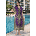 thumbnail image 4 of Women’s Viscose Printed Kaftan/Maxi Dress with Drawstring Waist/Ethnic Design SET OF 2, 4 of 9