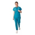 thumbnail image 1 of Pijama Quirurgica Conjunto Antifluidos Corte Slim Cuello Mao, 1 of 7