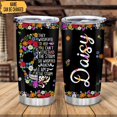 thumbnail image 2 of Personalized Sugar Skull Tumbler Gifts for Skull Lovers - Goth Tumbler - Skull Gothic Birthday Gifts for Girls Women - Motivational Skull Tumbler - Custom Name 20oz Stainless Steel Tumbler, 2 of 7