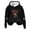 Black, variant on Long Sleeve Hoodies for Women's Cattle Print Sweatshirts Sweatshirts Shirt Sweatshirt Fall Winter Fashion Outfits Clothes