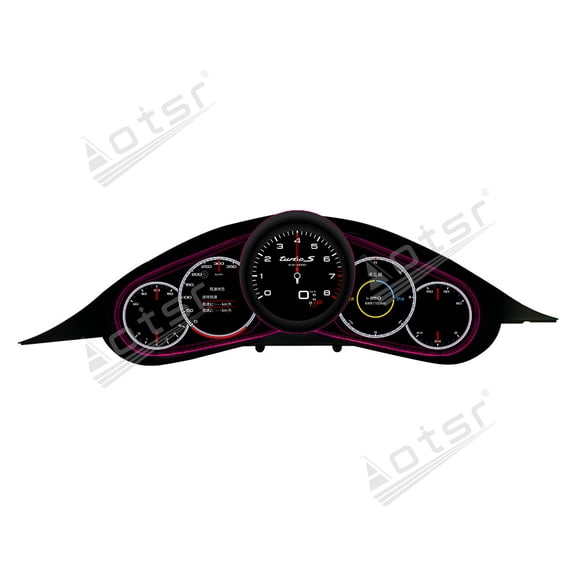 Aotsr 12.3 inch car LCD digital instrument panel instrument cluster speedometer suitable for Porsche Panamera LCD instrument panel 2010-2016