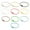 Color mix, variant on Pack of 10 Sturdy Metal Keychain Rings Assorted Shades Crafting Supplies Colorful Key Rings for Key Organization
