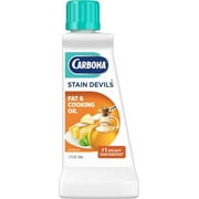 Carbona Stain Devils® #5 | Fat & Cooking Oil | Professional Strength Laundry Stain Remover | Multi-Fabric Cleaner | Safe Formula | 1.7 Fl Oz, 1 Pack