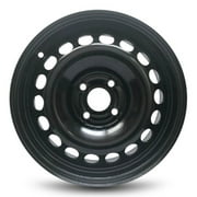 Road Ready 15" Steel Wheel Rim for 2006-2012 Toyota Yaris 15x5.5 inch Black 4 Lug
