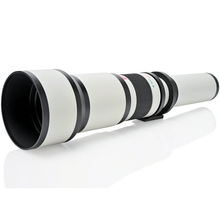 Opteka 650-1300mm (with 2x- 1300-2600mm) Telephoto Zoom Lens for Olympus M4/3 OM-D E-M10, E-M5, E-M1, PEN E-PL7, E-PL6, E-PL5, E-PL3, E-PL1, E-PL1s, E-P5, E-P3, E-P2, E-PM2 and E-PM1 Digital