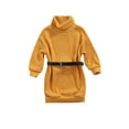 thumbnail image 1 of Nituyy Robe Tricotée pour Enfants, Jupe à Col Haut avec Ceinture, 1 of 6