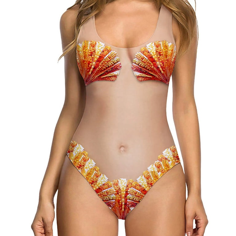 WREESH Womens Padded Push-Up Bra Bikini Set Swimsuit Bathing Suit Swimwear  Beachwear 