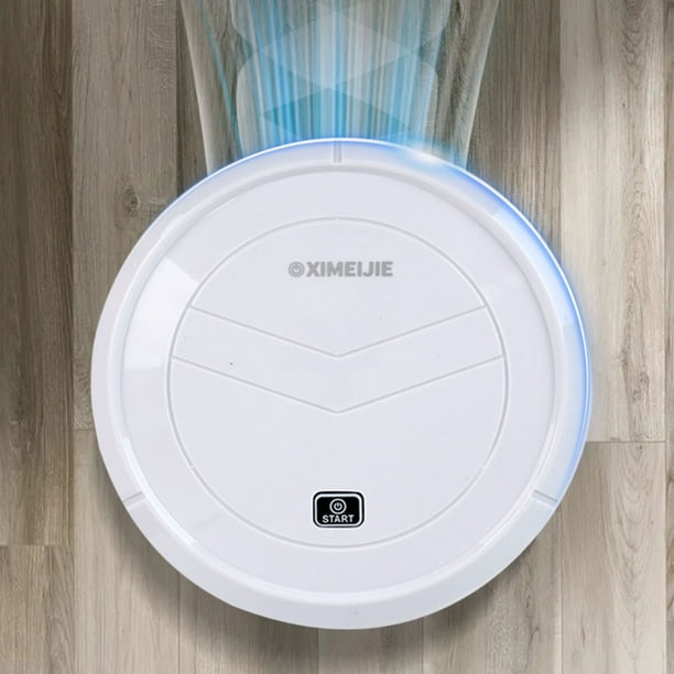 Xihbxyly Mini Robot Barredor, Función 2 En 1 de Succión y Fregado, Sistema Inteligente para Evitar Obstáculos, Limpieza Silenciosa y Sin Interrupciones, Comodidad En El Hogar, Eficiente En Espacios R